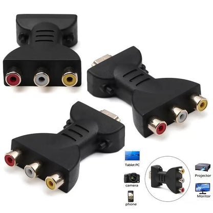 For HD TV BOX HD 1080P RCA AV To HDMI-compatible Composite Adapter Converter AV2HDMI Audio Video Cable HDMI TO AV with USB Cable Pi-Mart