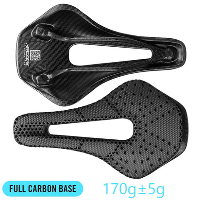 RYET 3D Printed Bike Saddle Ultralight Carbon Fiber Hollow Comfortable Breathable MTB Gravel Road Bicycle Cycling Seating Parts Pi-Mart