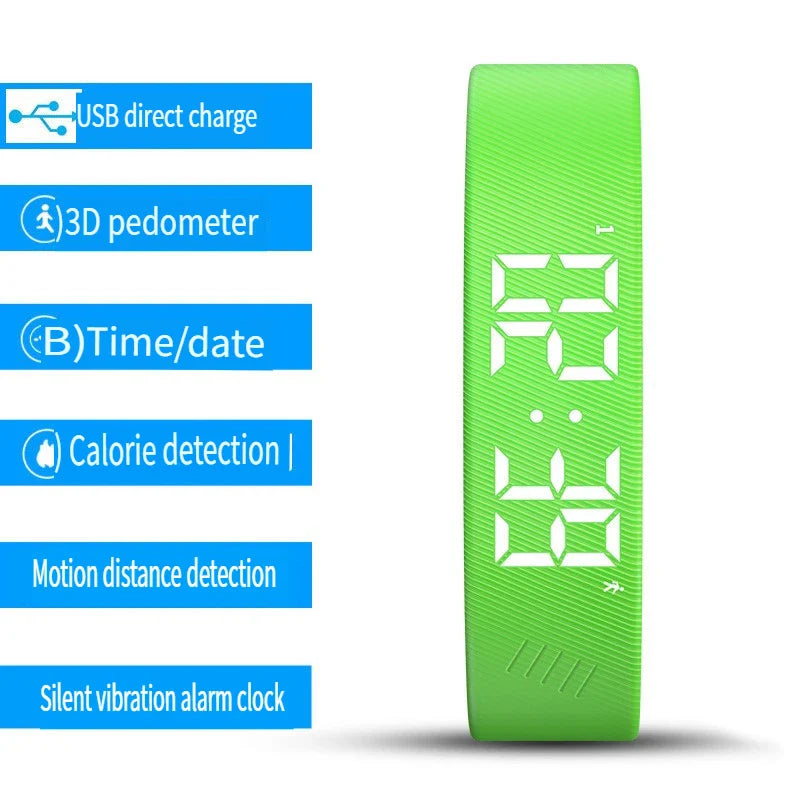 LED Digital Smart Bracelet Vibrating Alarm Clock Waterproof Clock SmartPursue™