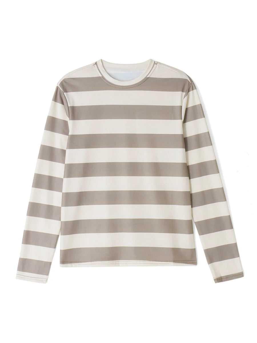 Women Teen Girls Fairy Grunge Y2k Long Sleeve Baggy Shirt Tops Striped Baby Tees Vintage Streetwear T-Shirt Autumn Clothes NovaCart