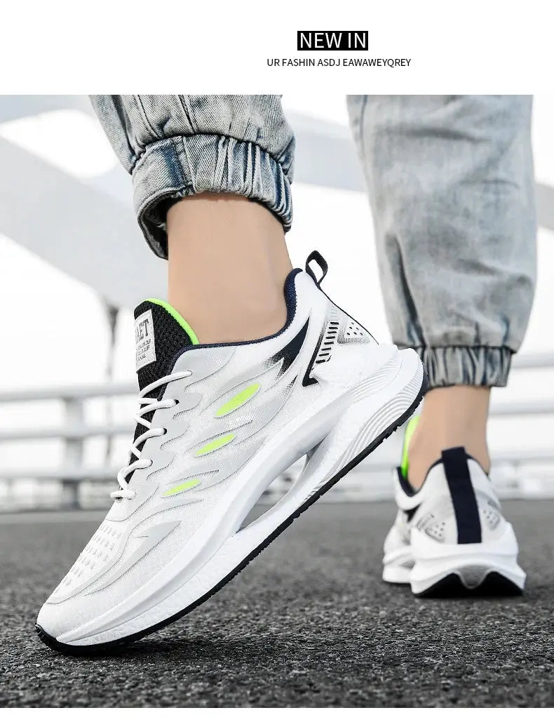 Men's Breathable Sports Shoes Spring New Mesh Casual Fashion Versatile Trendy Men's Shoes Summer Running Shoes Suitable for Outdoor Sports NovaCart