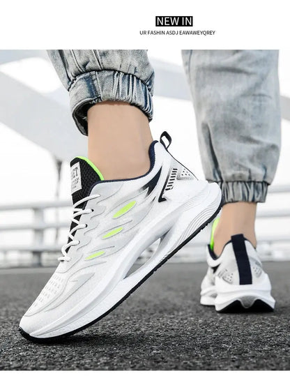 Men's Breathable Sports Shoes Spring New Mesh Casual Fashion Versatile Trendy Men's Shoes Summer Running Shoes Suitable for Outdoor Sports NovaCart