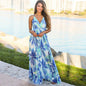 Fashionable Sleeveless Printed Cross-border Style Dress