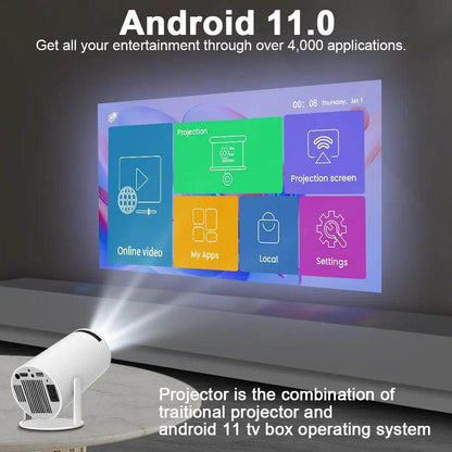 Portable 4K Projector - Home Cinema Outdoor Projetor SmartPursue™