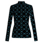 Woman Clothes Korean Moon Print Long Sleeve T-Shirt Fashion Casual Layered Sun Protection Top Ice Silk Basic Tee Spring Autumn NovaCart