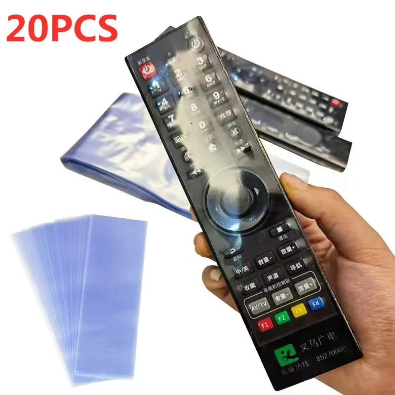 1/5/10/20Pcs Transparent Shrink Film Bag Anti-Dust Protective Case Cover for Tv Air Conditioner Remote Control Shrink Plastic Pi-Mart