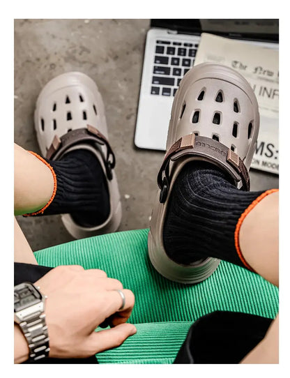 Men's Sandals Casual EVA Clogs for Men Summer Comfortable Garden Shoes Non-slip Wear-resistant Beach Slippers for Men 2025 New NovaCart