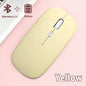 Bluetooth 5.0 Wireless Mouse Ultra Slim Portable Silent Ergonomic for Laptop Tablet PC MacBook Phone Adjustable DPI Ergonomic Pi-Mart