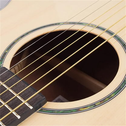 Miwayer  Acoustic Guitar Strings - High Carbon Steel Core, Rust-Resistant & Long-Lasting, Bright & Balanced Tone Pi-Mart