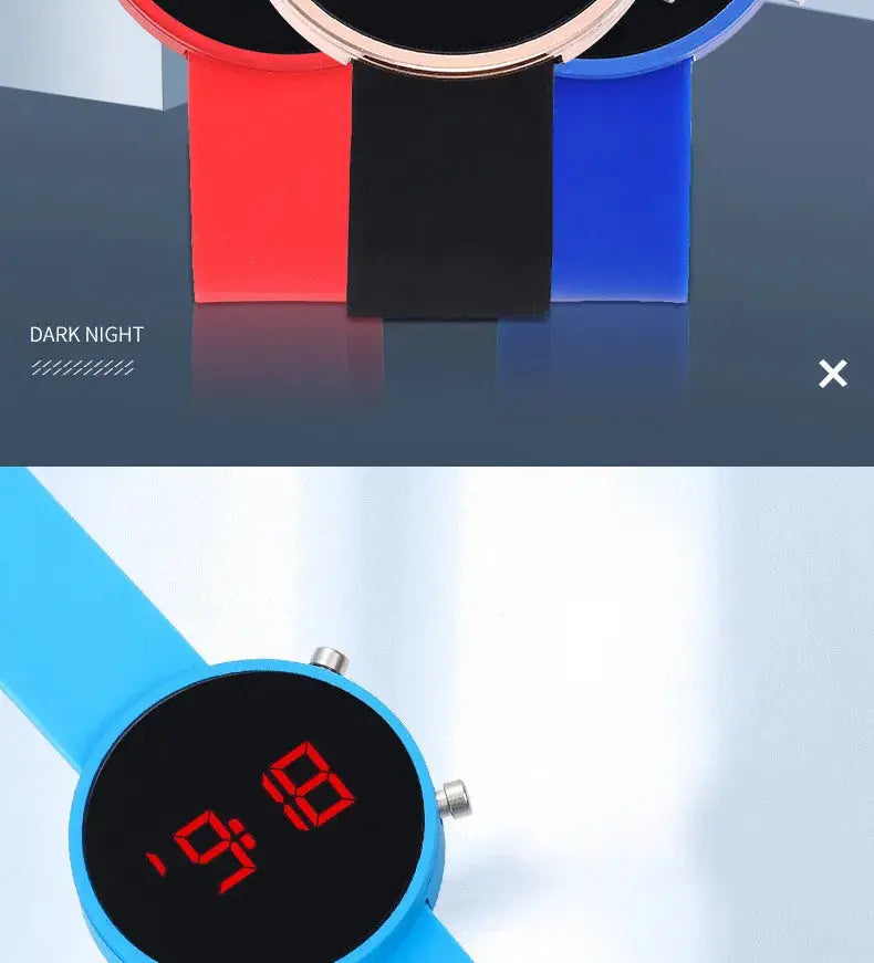 Fashion Digital Watch for Women Simple Men's LED Wrist Watch  Silicone Strap Casual Sports Ladies Watch Clock Gift Reloj Mujer NovaCart