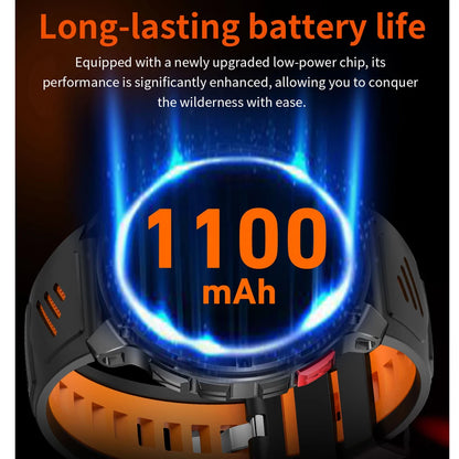 2026 New T-Rex3 Pro 1100mAh Battery Smart Watch GPS path 5ATM Waterproof Sports Run tracker Outdoors Compass Military Smartwatch NovaCart