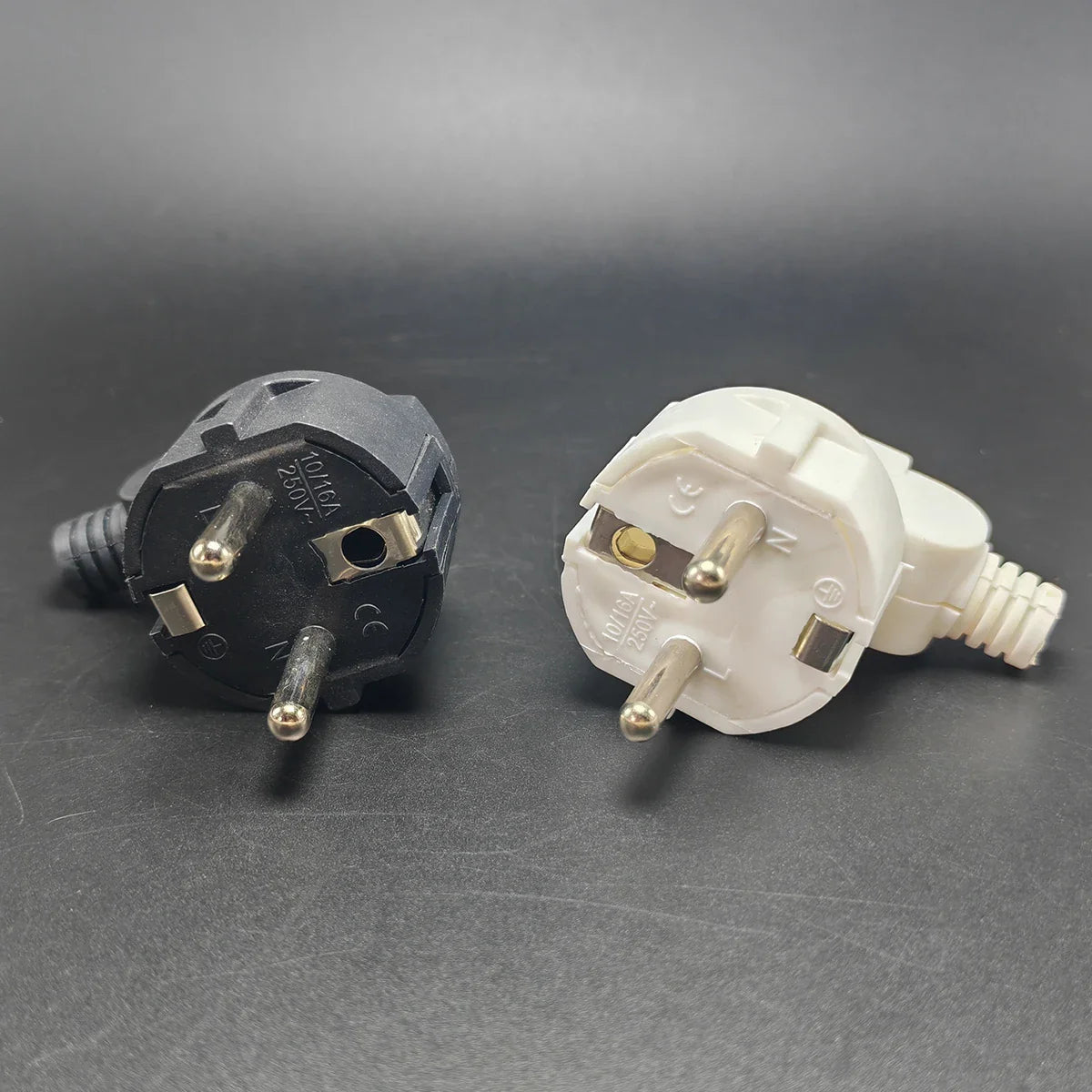 3 Pcs 4.8mm EU Schuko, Replaceable & Rewireable 250V 16A IP44 Socket Connector For Power Extension Cable Pi-Mart