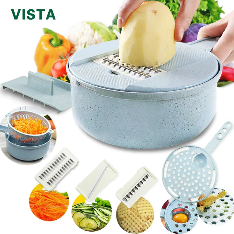 Vegetable Chopper Multifunctional Grater Cutter Kitchen Accessories Manual Fruit Slicer Potatos Shredders Cheese Onions Slicers NovaCart