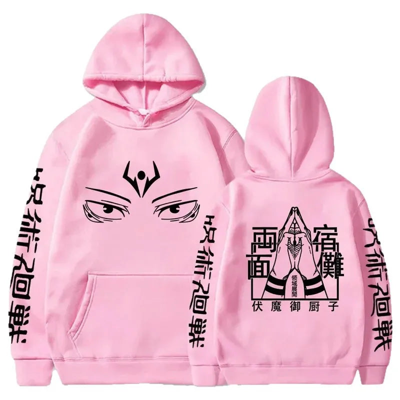 Hoodies New Japanese Anime Graphic Printing Sweatshirts for Men Womnen Hip Hop Casual Autumn Winter Fleece Streetwear Tops NovaCart