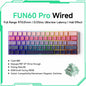 Akko MonsGeek FUN60 Mechanical Keyboard Magnetic Switch 60% Gaming Keyboards Rapid Trigger 0.01mm 8K ARGB HE/TMR Custom Keyboard Pi-Mart