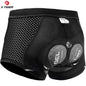 X-TIGER Men's Cycling Underwear with 5D Gel Cushioned MTB Boxer Cycling Shorts Road Cycling Underwear Cycling Equipment Pi-Mart