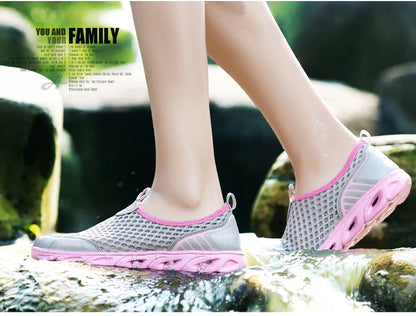 Fashion Casual Shoes Lightweight Summer Breathable Men Shoes Outdoor Comfortable Women Footwear Male Ladies Walking Shoes 36-45 NovaCart