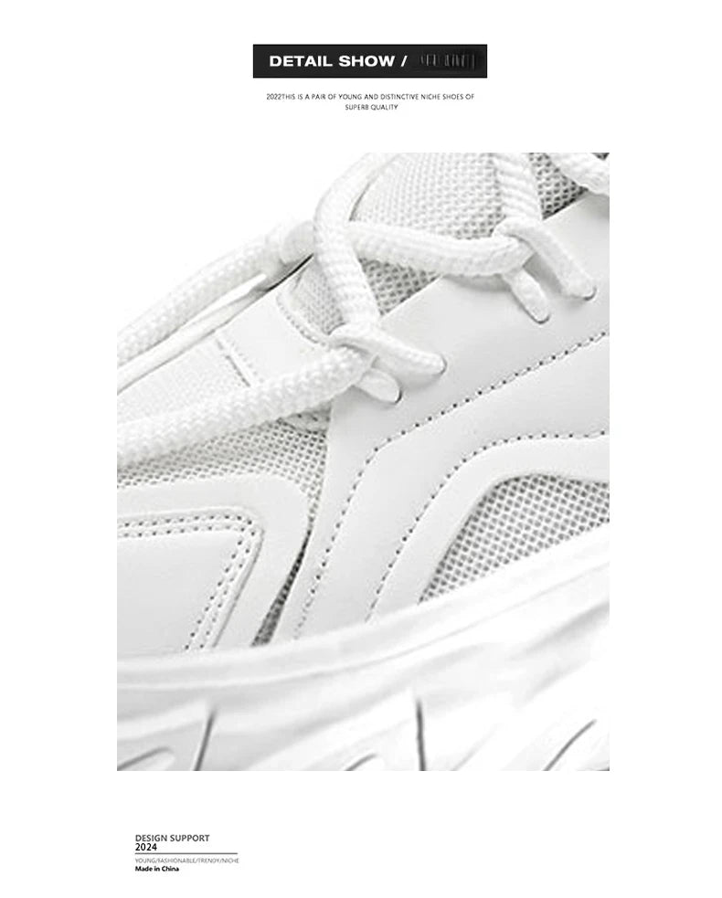 Men's Shoe Breathable Thick Soled Casual Sneakers Outdoor Running Four Seasons New Tennis Men Soft Soles Comfort Male Sneakers NovaCart