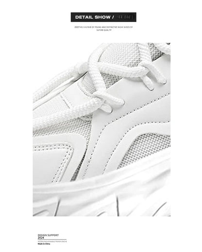 Men's Shoe Breathable Thick Soled Casual Sneakers Outdoor Running Four Seasons New Tennis Men Soft Soles Comfort Male Sneakers NovaCart