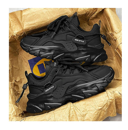Men's Shoe Breathable Thick Soled Casual Sneakers Outdoor Running Four Seasons New Tennis Men Soft Soles Comfort Male Sneakers NovaCart