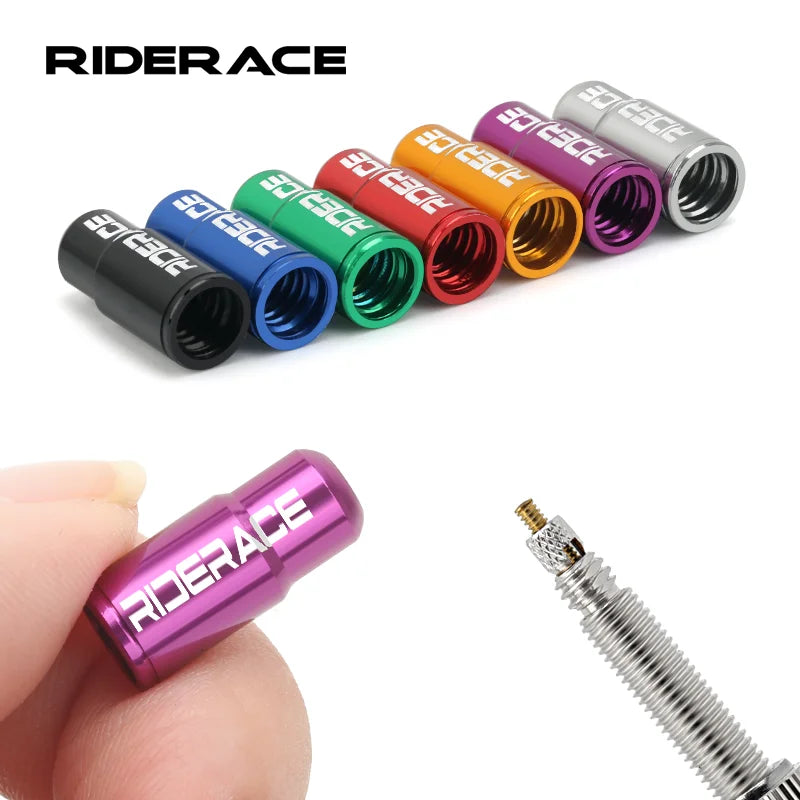 2/4/10Pcs Bicycle Tire Valve Cap Dustproof Lightweight Aluminum Alloy MTB Road Bike Tube Tyre Gas Nozzle Cover For FV Presta Pi-Mart