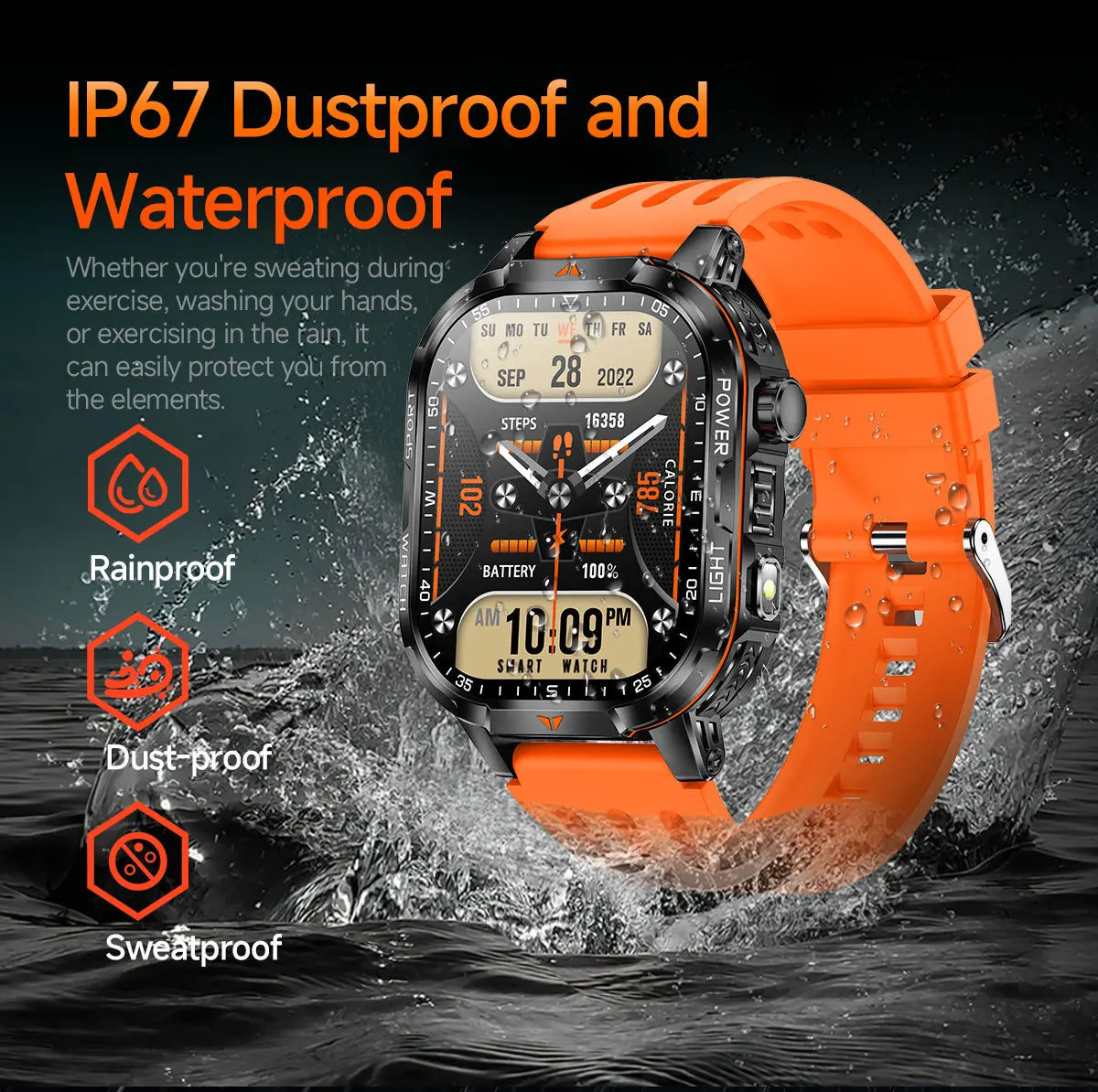 2026 New Men Sport Smart Watch 2.01" HD Screen Bluetooth Call 1400mAh Fitness Tracker Heart Rate/Sleep Monitor for Android IOS NovaCart