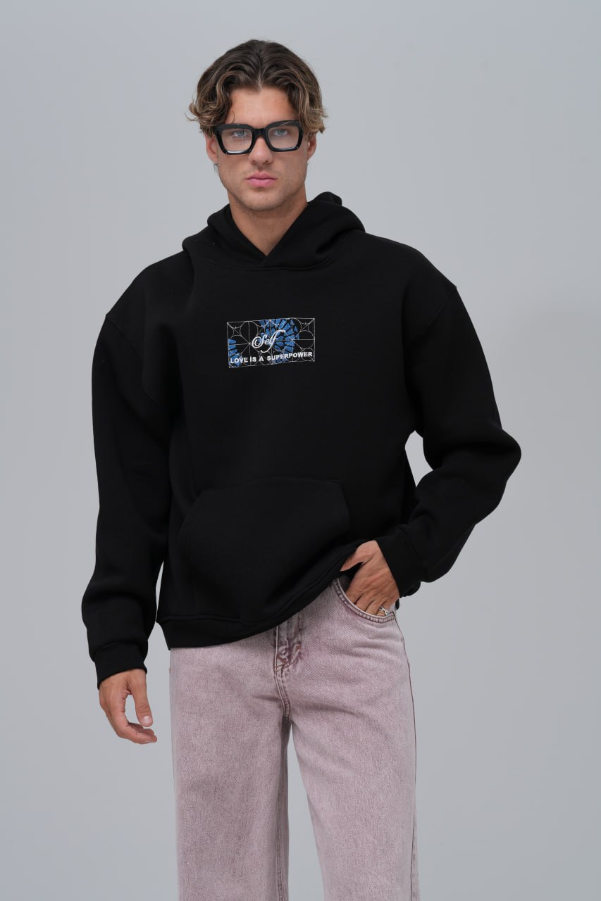 "Self Love is a Superpower" Graphic Hoodie Withinblack