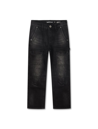 Serenede Kids Baggy Jeans - Mist Denim Exchange