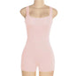 Solid Sleeveless Playsuit Club Streetwear