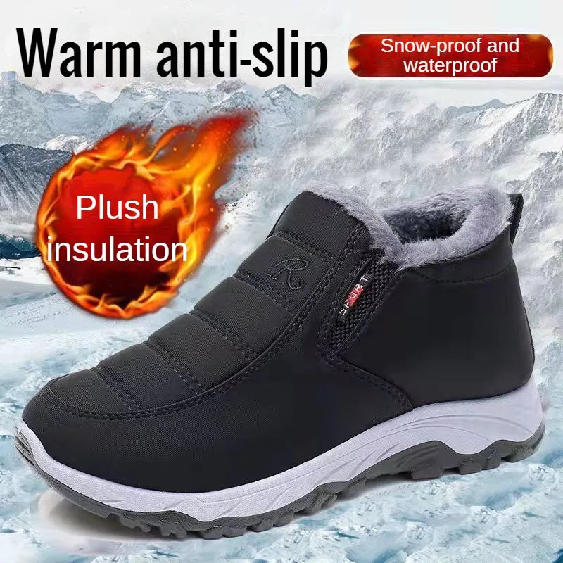 Men's Shoes Autumn Winter Casual Cotton Warm Wear Resistant Chunky Sole Affordable Free Shipping NovaCart