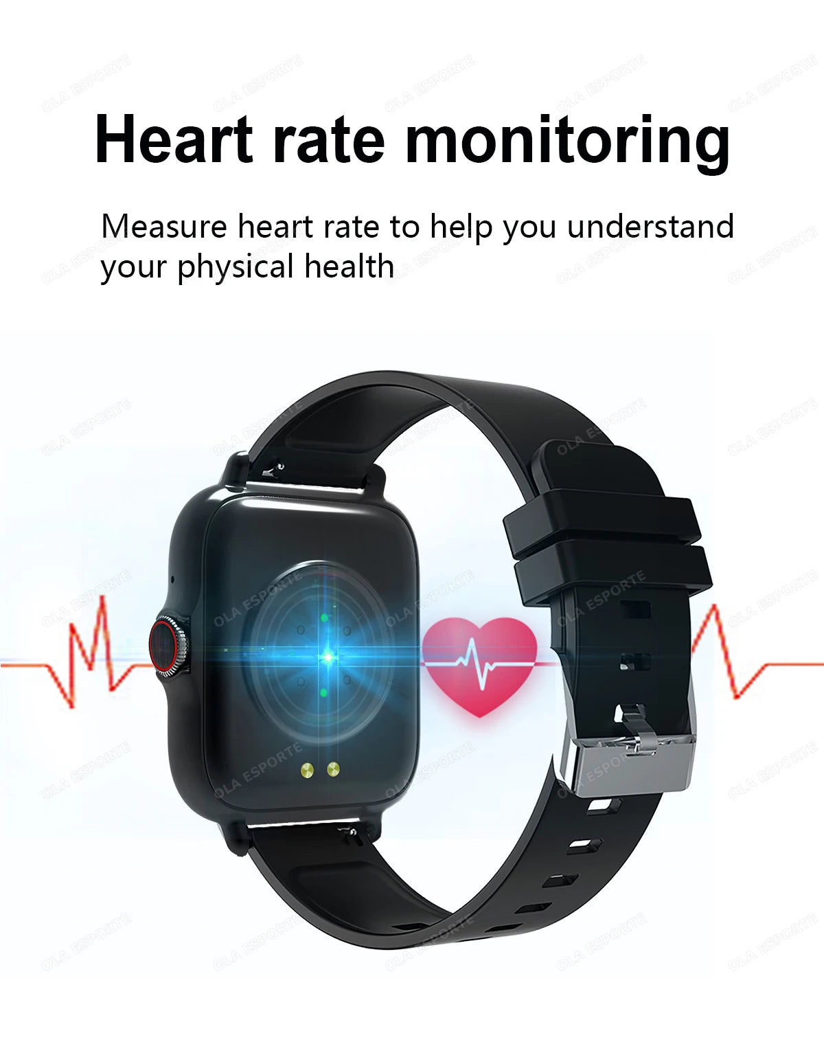 Ola Esporte New Outdoor Sports Smart Watch 2026 BT Call Heart Rate Take Photo Weather Sleep Monitor Waterproof Smartwatch HW12 NovaCart