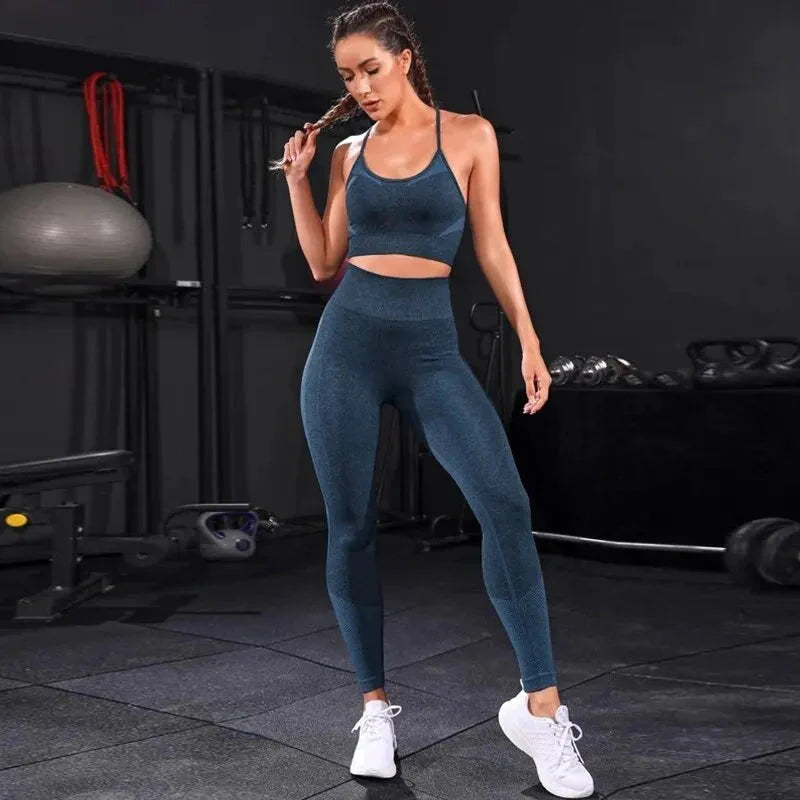 🧘‍♀️ 2-Piece Women's Seamless Yoga Set FitiqueFit