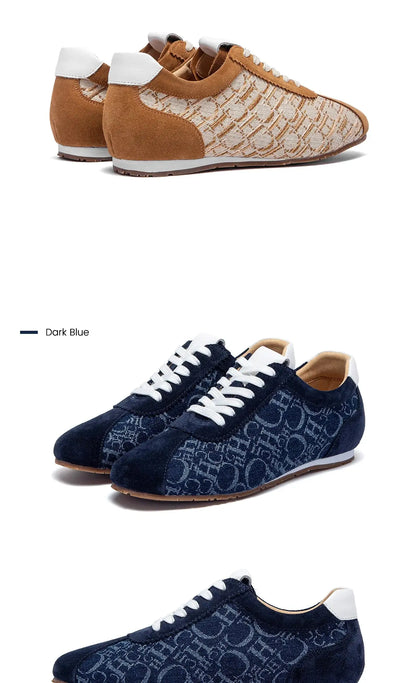 2025 New Arrival Luxury Brand Casual Shoes Women's Flat Cloth Shoes Lightweight Comfortable Lacing Spring Summer Women's Shoes NovaCart