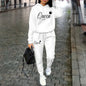 Women’s “Queen” Graphic 2-Piece Hoodie & Pants Tracksuit Set FitiqueFit