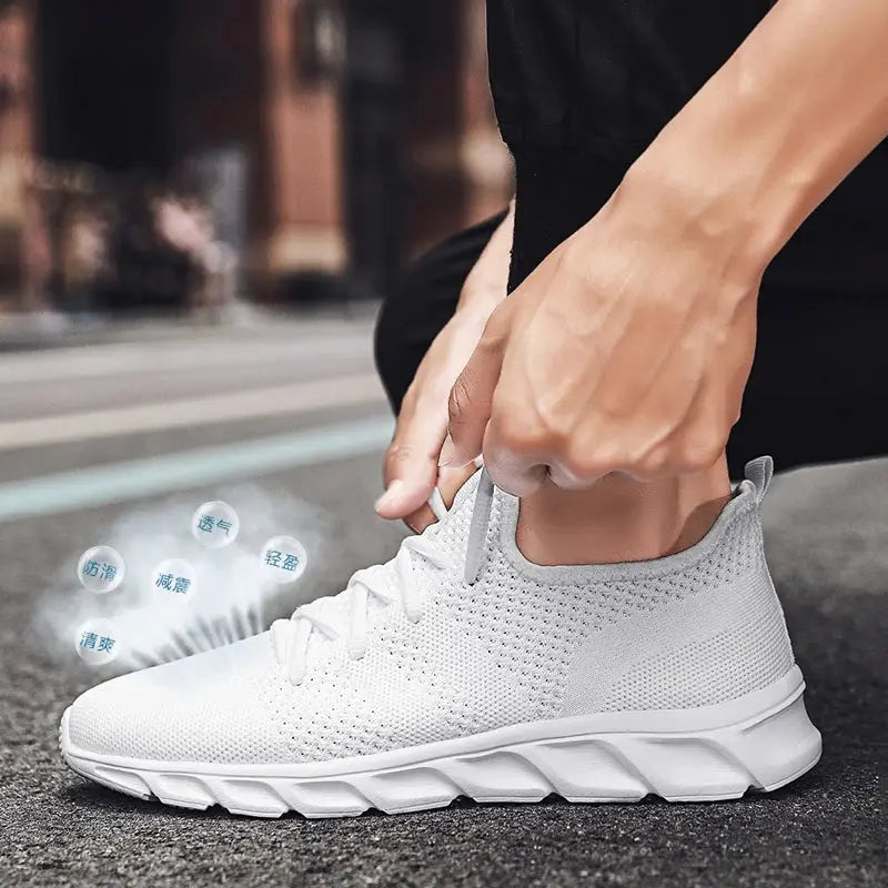 Men's Casual Sneakers Breathable Summer Running Shoes Lightweight Soft Sport Shoe Outdoor Fashion Tennis Shoes for Men Women NovaCart