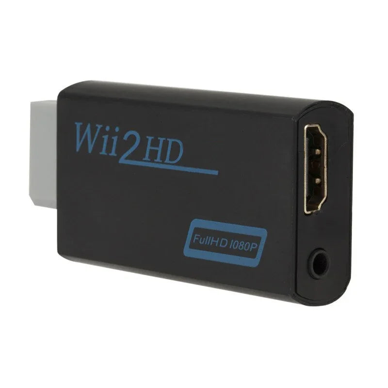 Wii To HDMI-Compatible Converter 1080P Full HD Adapter Connector 3.5mm Video Audio for PC HDTV Monitor Wii2HDMI-Compatible Pi-Mart