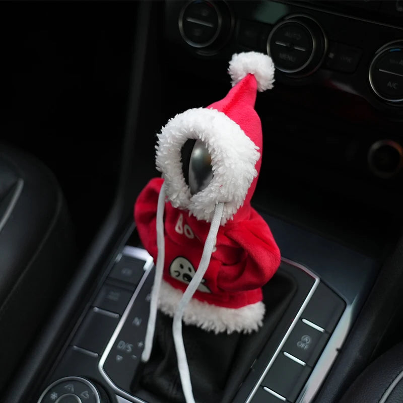Gear Shift Cover Hoodie Gear Lever Sweatshirt Handle Car Decoration Fits Manual Automatic Car Shift Collars Interior Accessories NovaCart