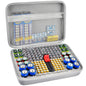 Battery Organizer Case With Tester Holds 150+ AA AAA 9V C D Lithium Button Batteries Hard Shell For Home Garage Batteries Pi-Mart