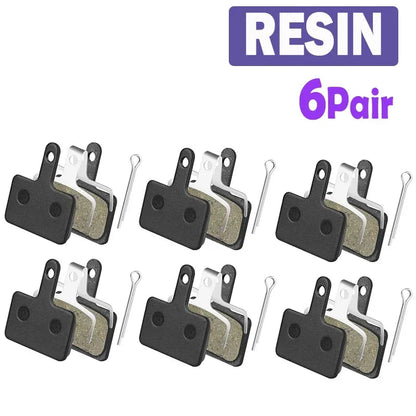TESNO Bike Resin Disc Brake Pads - Wear-resistant Hydraulic Brake Pads Compatible with SHIMANO B01S/B03S/B05S MTB Parts Pi-Mart