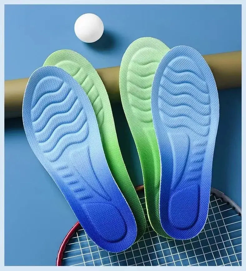 4D Cloud Technology Sports Insoles for Shoes PU Sole Soft Breathable Shock Absorption Cushion Running Orthopedic Care Insoles NovaCart