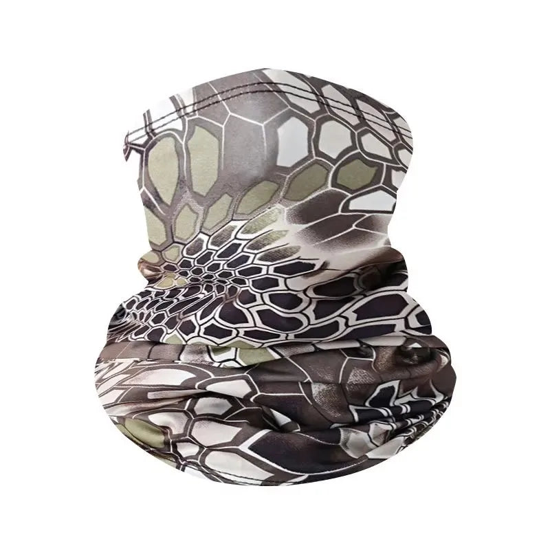 LOOGDEEL Sun Protection Bib Spring and Summer Motorcycle Neck Cover Sports Magic Bandana Riding Mask Full Face Outdoor Ice Silk Pi-Mart