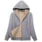 Sherpa-Lined Fleece Zip-Up Hoodie Jacket Women FitiqueFit