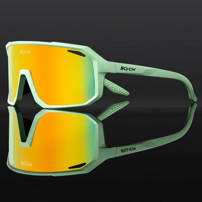 SCVCN New Cycling Glasses Bike Sunglasses Men UV400 Eyewear Outdoor Sports MTB Goggles Bicycle Women Riding Hiking Sunglasses Pi-Mart