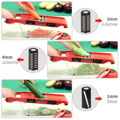 Vegetable Chopper Multifunctional Grater Cutter Kitchen Accessories Manual Fruit Slicer Potatos Shredders Cheese Onions Slicers NovaCart