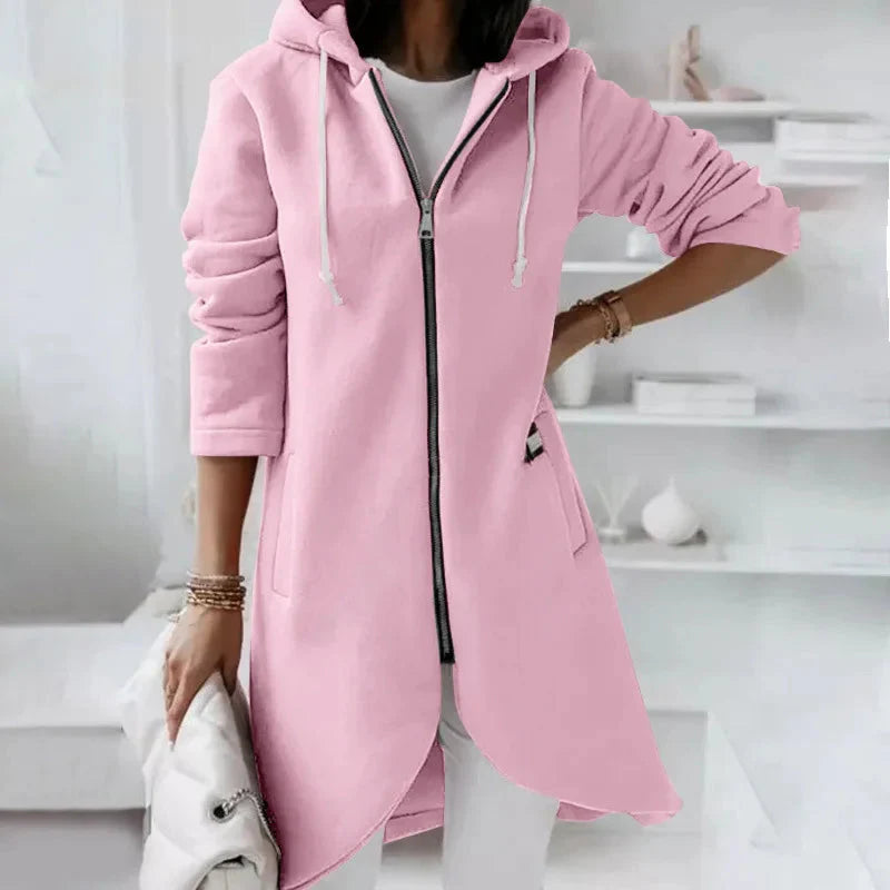 Oversized Zip-Up Streetwear Hoodie Women FitiqueFit