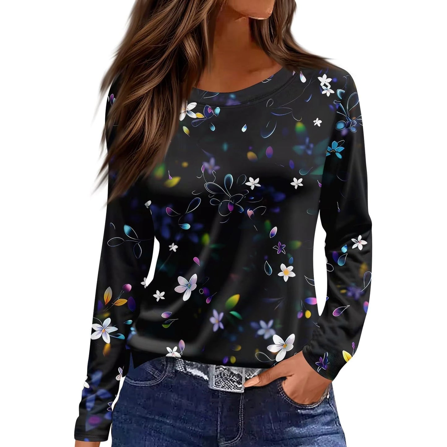 Vintage Floral Mesh Blouse – 9 Styles, S–XXXL FitiqueFit