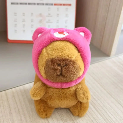 Cute Capybara Plush Toy Hoodie with Wings Simulation Doll Small Size Stuffed Animals Anime Fluffty Toy Birthday Party NovaCart