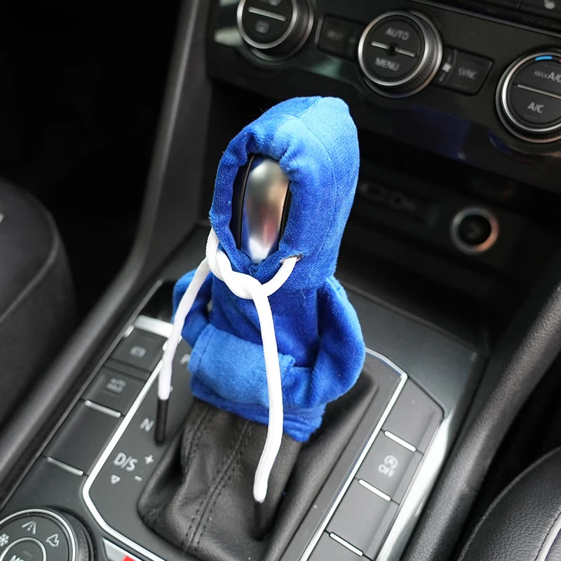 Gear Shift Cover Hoodie Gear Lever Sweatshirt Handle Car Decoration Fits Manual Automatic Car Shift Collars Interior Accessories NovaCart