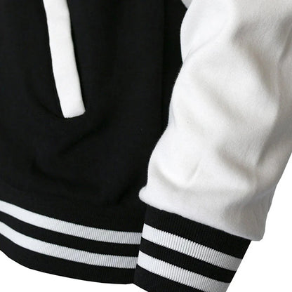 Women’s Oversize Solid Color Baseball Jacket FitiqueFit