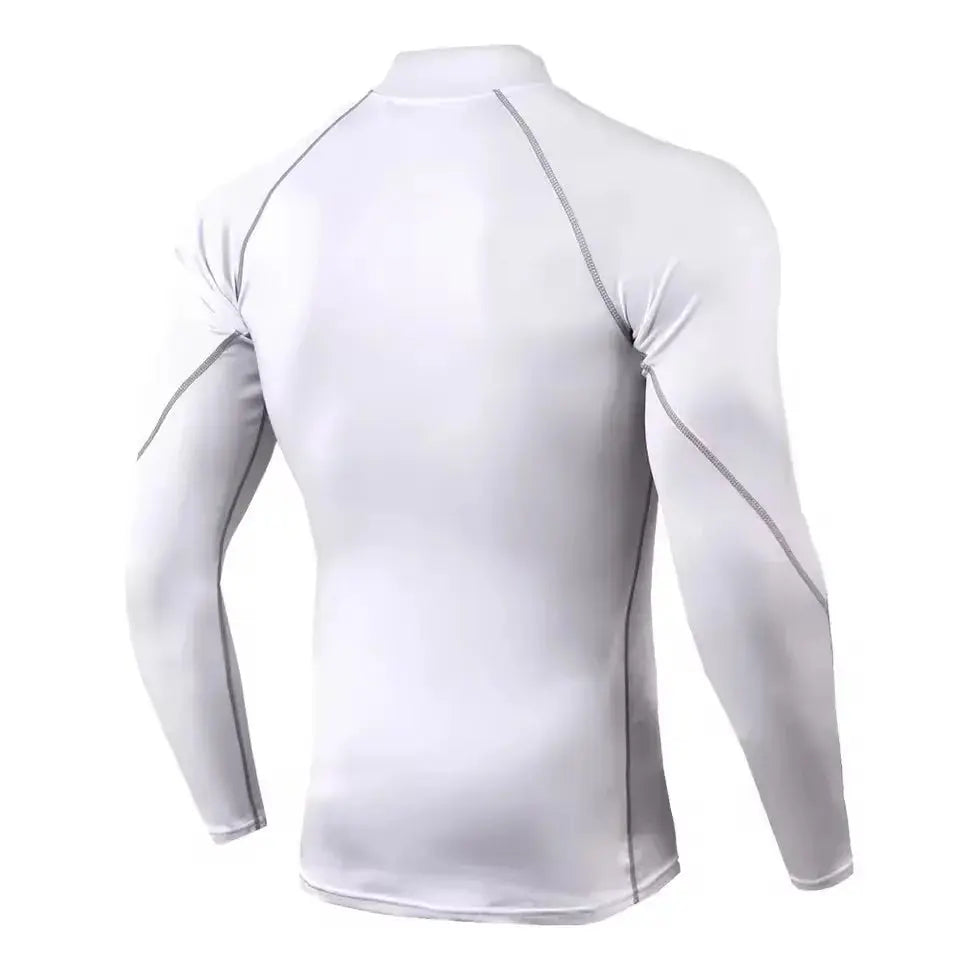 Men Compression Long Sleeve T Shirt Sportswear Male Skinny Tshirt Elastic Track Tracksuit Clothing Gyms Fitness T-shirt For Men NovaCart
